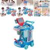 Conjunto de Brinquedo Doutor Infantil Com Caixa de Armazenamento e Estetoscópio Para Presente de Crianças