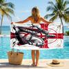 Cross Templars Knight Fashion Beach Towel: Ideal for Summer Adventures Soft, Absorbent and Quick Drying Suitable for Swimming and Bathing