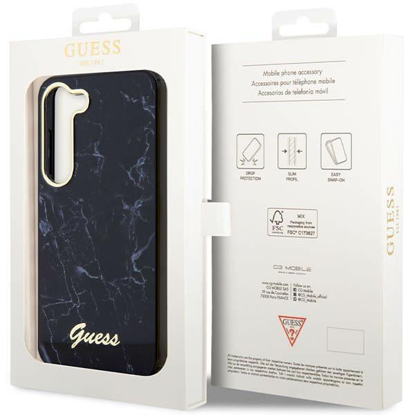 Custodia per Samsung Galaxy S23 Guess Marmo Nero