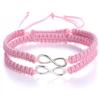 2Pcs/Set Couple Bracelet For Men Women Handmade Braided Rope Infinity Love Lucky Bracelet Friendship Valentine's Day Zircon