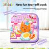 Animal Theme Tearing Book For Infants With Durable Felt Material And Early Learning Activities For Toddlers