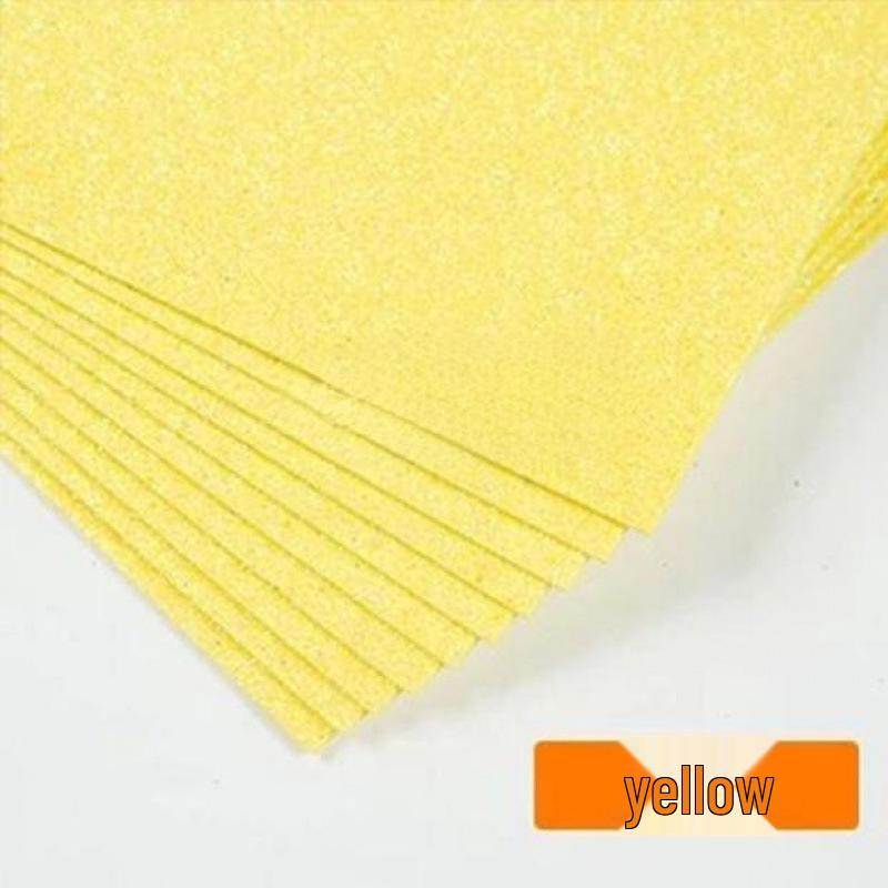 Glitter Self-Adhesive Foam Craft Paper for Kids