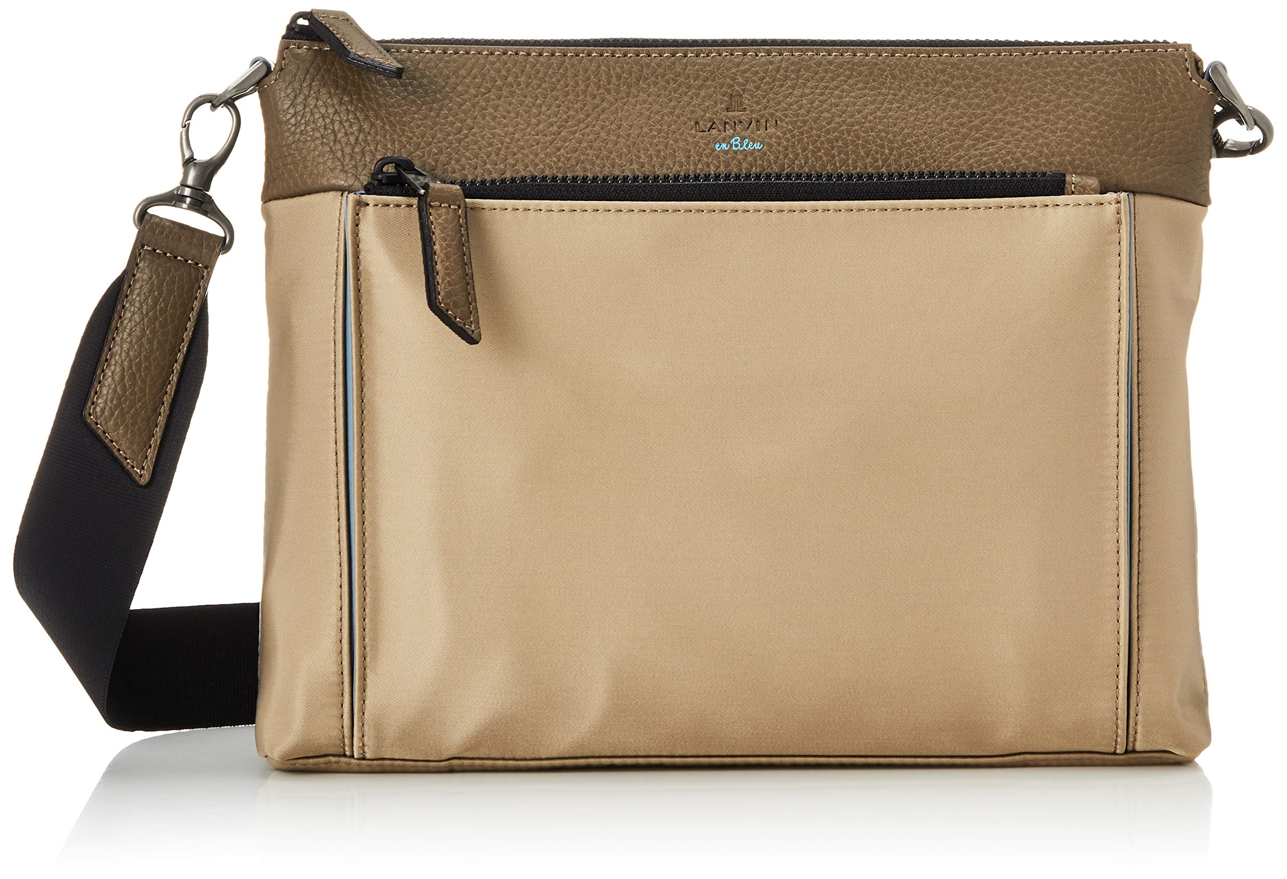 

Lanvin en Bleu LVB Carlos Shoulder Bag, Beige