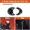 Glossy Black Gear Shift Knob Cover Trim For Benz Smart Fortwo 451 2009-15