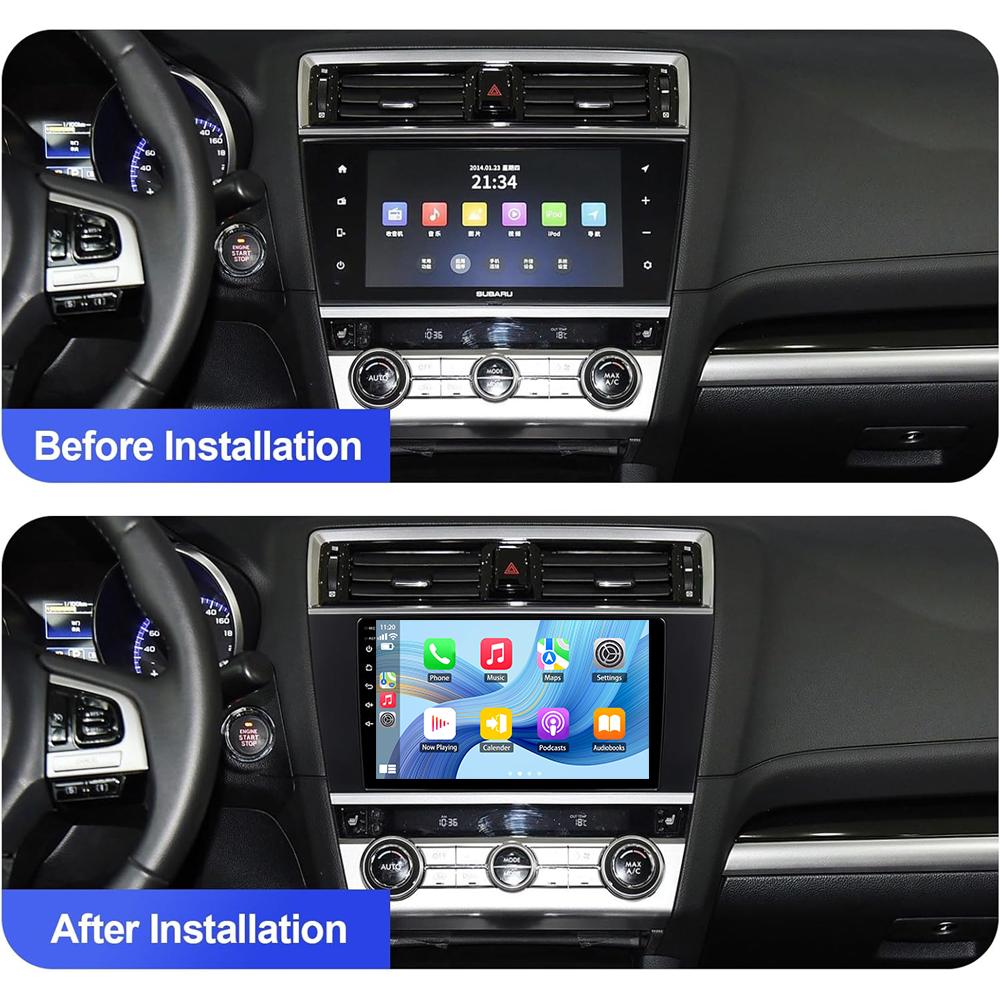 Android Auto Car Radio Navigation GPS Carplay For Subaru Outback Legacy 2015 2016 2017 2018 Car Multimedia Player DSP