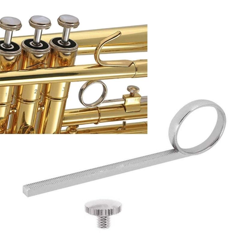 Quickly Install Finger Hook For Trumpet Brasses Instruments For Effortlessly Attachment In Seconds