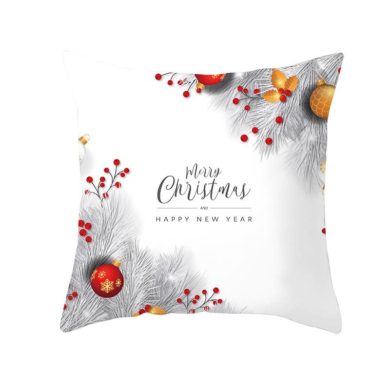 

Nordic Christmas Pillow Cover Christmas Ball Decoration Home Sofa Cushion Cover 45*45cm