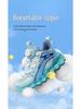 Scarpe da Corsa Traspiranti in Rete per Bambini - Unisex, Ammortizzazione ad Aria, Suola Morbida, Design alla Moda per la Primavera, Adatte a Bambini di Mezza Età e Grandi