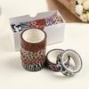 6 Rolls Decorative Tape Animal Print Washis Tape Decorative Tape Hand Account Tape for Journaling Scrapbooking
