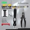 ABE Multi-Functional Fishing Pliers: Hook Remover, Opener, Ring Cutter & PE Line Cutter with Scale Control