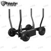 Adjustable Wheeled Fitness Sled with Magnetic Resistance