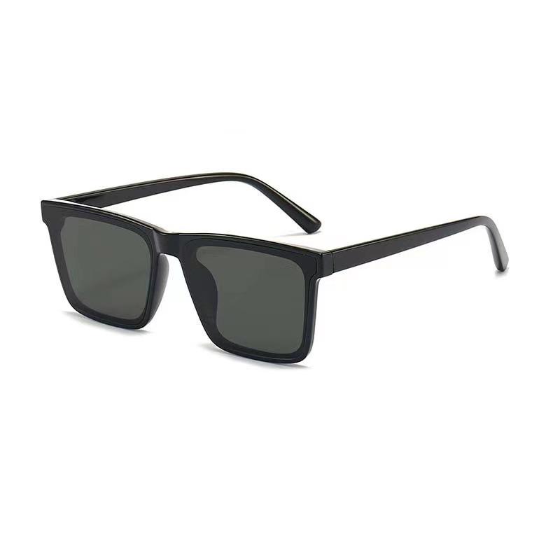 Trendy GM Square Sunglasses for Men and Women - Perfect for Sun Protection and Live Streaming, Includes Small Gift