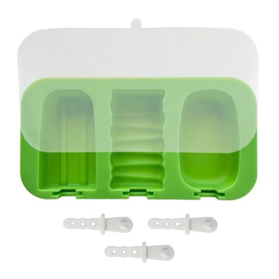 Silicone Ice Lolly Mold with Cover BPA Free Popsicle Maker