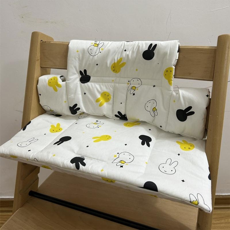 Dining Chair Cushion Baby Chair Cushion Pad Children's Growth Chair Mat Waterproof Urine Proof Cushion Backrest Cushion