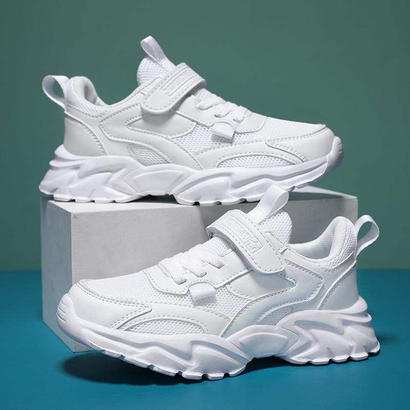 Boys' 2025 Autumn Mesh Breathable Non-slip Sports Shoes with Soft Soles for Big and Middle Kids