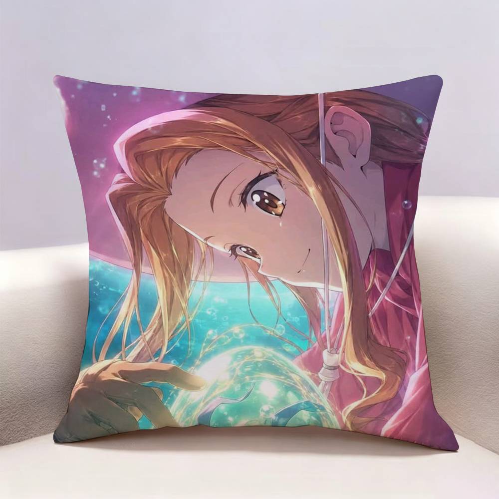Cute Digimon Adventure Doublesided Print Pillow Case Pattern Printed Pillowcase For Living Room Sofa Cushion Cover