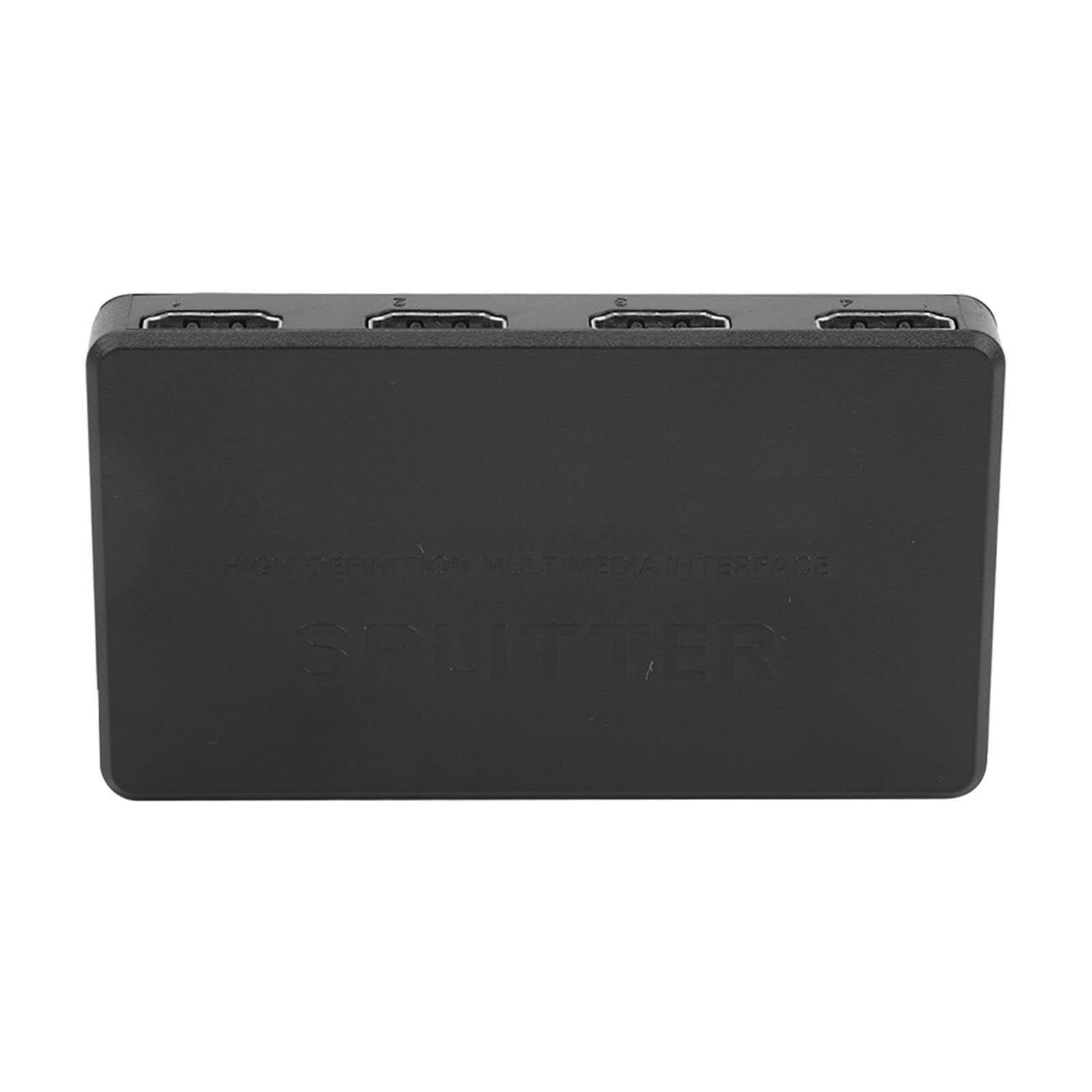 

Video Splitter 1 In 4 Out 4K 1080P Supported Plug and Play Anti Interference HD Splitter for Desktop Computer