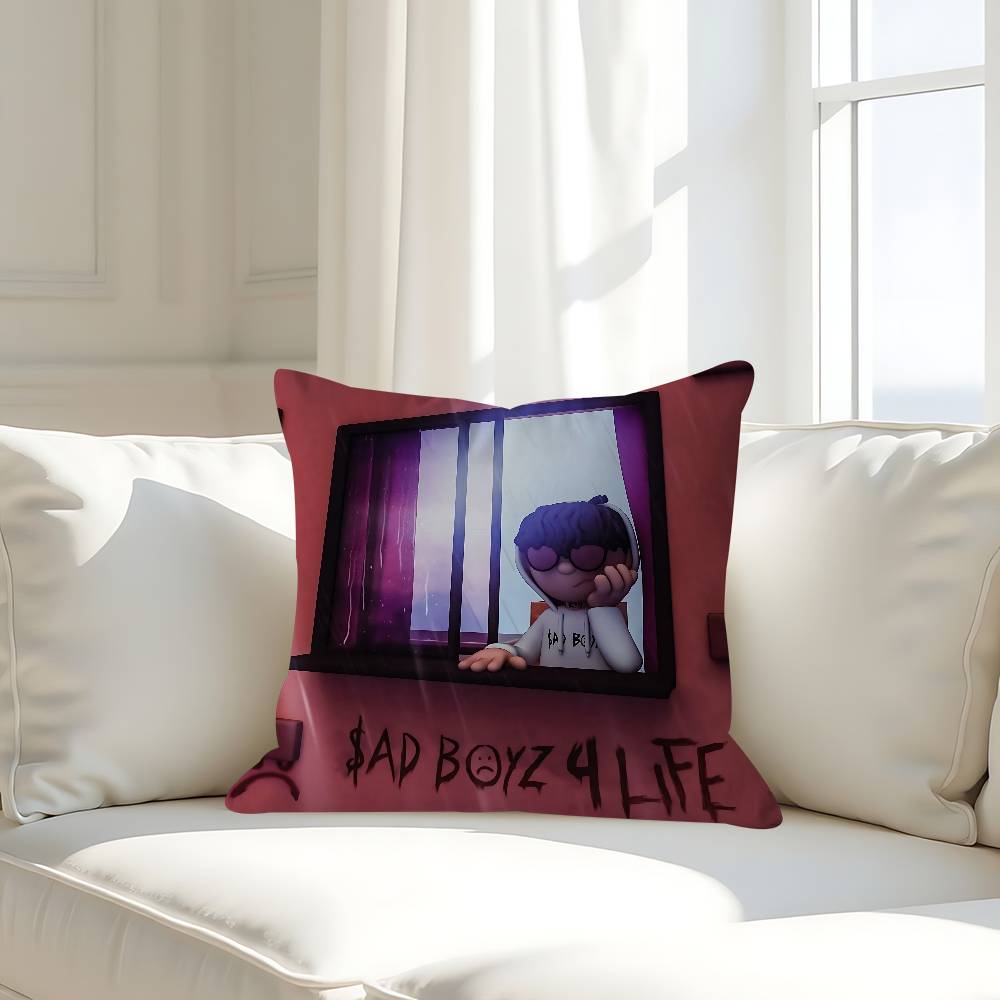 Sad Boyz Pillow Case Removable Washable Cushion Cover – All-Season Soft Linen