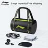 New LiNing Polyester Swim Bag Unisex Navy Blue LNBT752