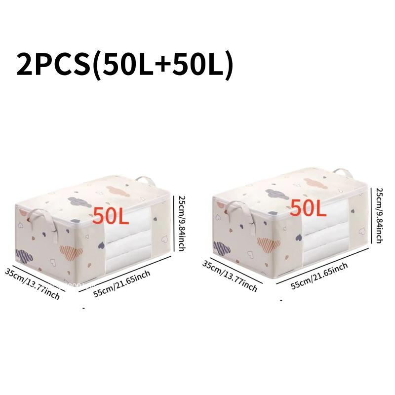 1/2/4PCS Big Capacity Quilt Clothes Duvet Blanket Storage Bag Organizer Sorting Bags Dustproof Closet Under-Bed Moisture Proof
