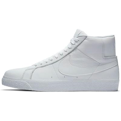 Sb Zoom Blazer Mid Triple White Skateboard-Schuhe 864349-105