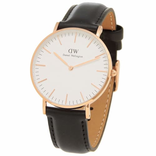 Daniel Wellington Classic 36mm Unisex Quartz Watch, Black, for Men and Women, DW00600036 (2)