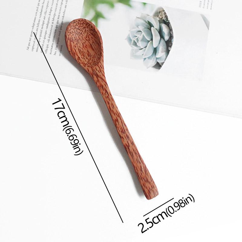 

Natural Coconut Wooden Handmade Spoon Fork Knife for Eating for Dessert Fruit Salad Mixing Wooden Handmade Coconut Tableware