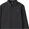 Skechers Polo Style Solid Color Casual Moisture Wicking Quick Dry Long Sleeve Shirt Men Shirts Deep-Night-Black L125M039-03B6