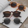 Lunettes de Soleil Rondes Rétro Femmes Hommes Design de Marque Transparentes Lunettes de Soleil Féminines Hommes Oculos De Sol Feminino Lunette Soleil
