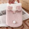 Autumn Winter Dog Fleece Coat Windproof Plush Dogs Coat Cute Pet Clothes  Puppy