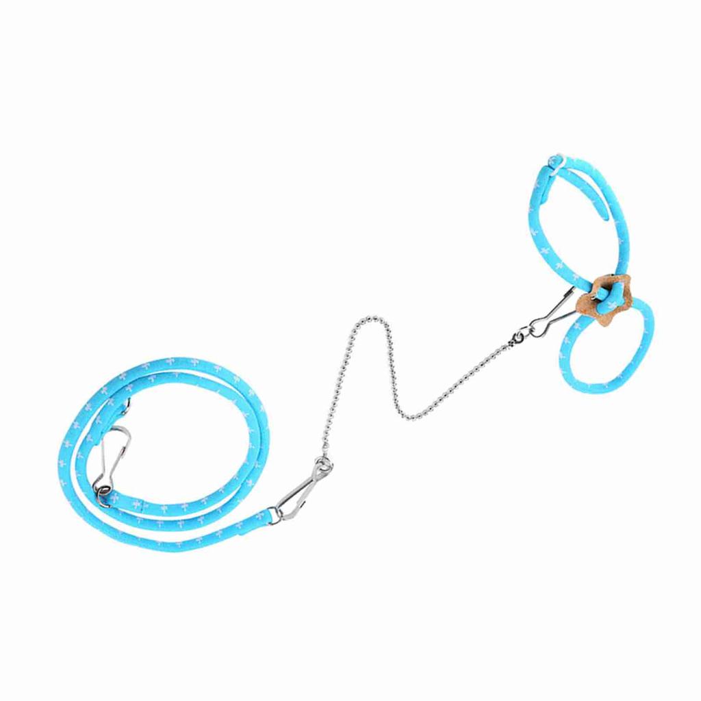 Pet Hamster Adjustable Harness Small Rat Mouse Training   Leash with Finder Bell