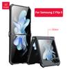 Xundd For Samsung Galaxy Z Flip 7 5 Z Flip 6 7 5G Case Airbag Shockproof Acrylic+TPU+Glass Back Cover