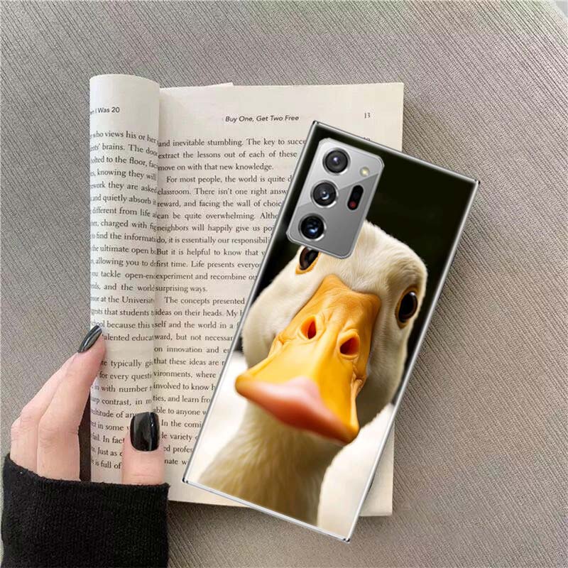 Yellow Duck Phone Case for Samsung A17 A37 A57 A54 A14 A24 A34 A07 A04S A02S A12 A22 A32 A52S A16 A26 A36 A56 A72 Galaxy Note 20