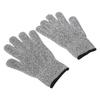 2Pcs Cut Resistant Gloves Level 5 Cutting Labor Gloves Suitable for Kitchen Garden Work Grey