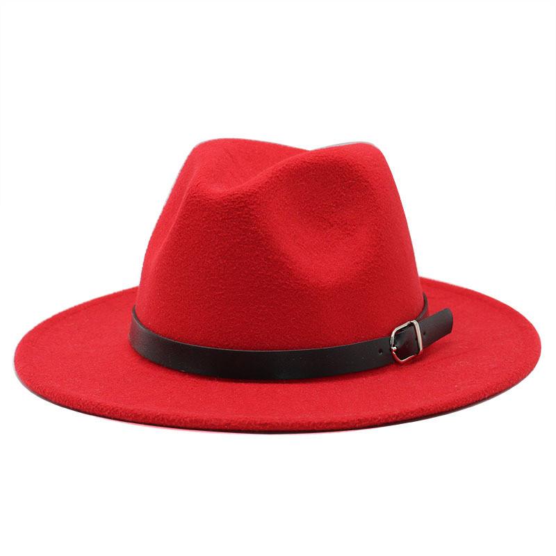 Unisex Wool Felt Top Hat With Wide Brim For Formal Events And Gift Giving Color A,M