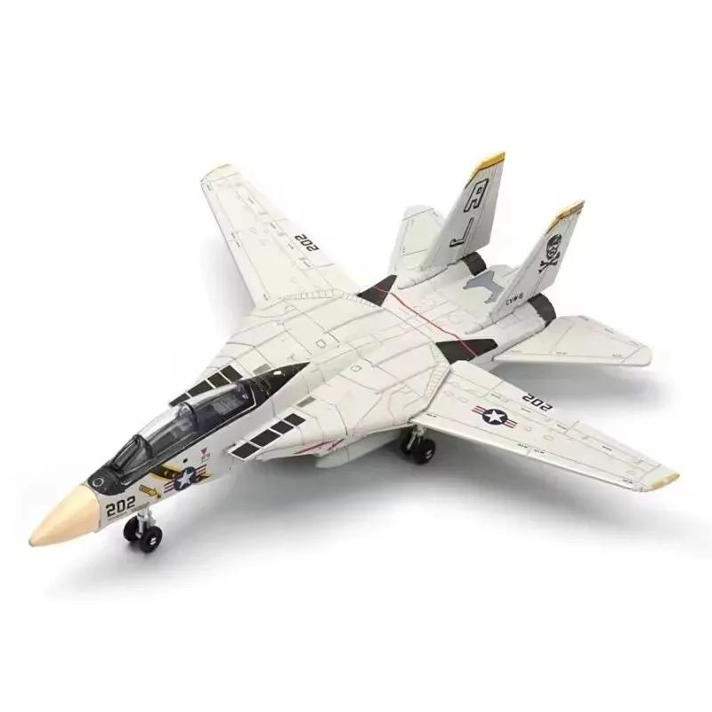 

1/72 Diy F14 Tomcat Model Aircraft Kit Assembly Model Toy Planes ABS Military Model Toys for Gifts Educational Toys слоновая кость
