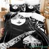 3D-gedrucktes Junji Ito Manga Bettwäscheset Jungen Mädchen Twin Queen Größe Bettbezug Kissenbezug Bett Kinder Erwachsene Heimtextil