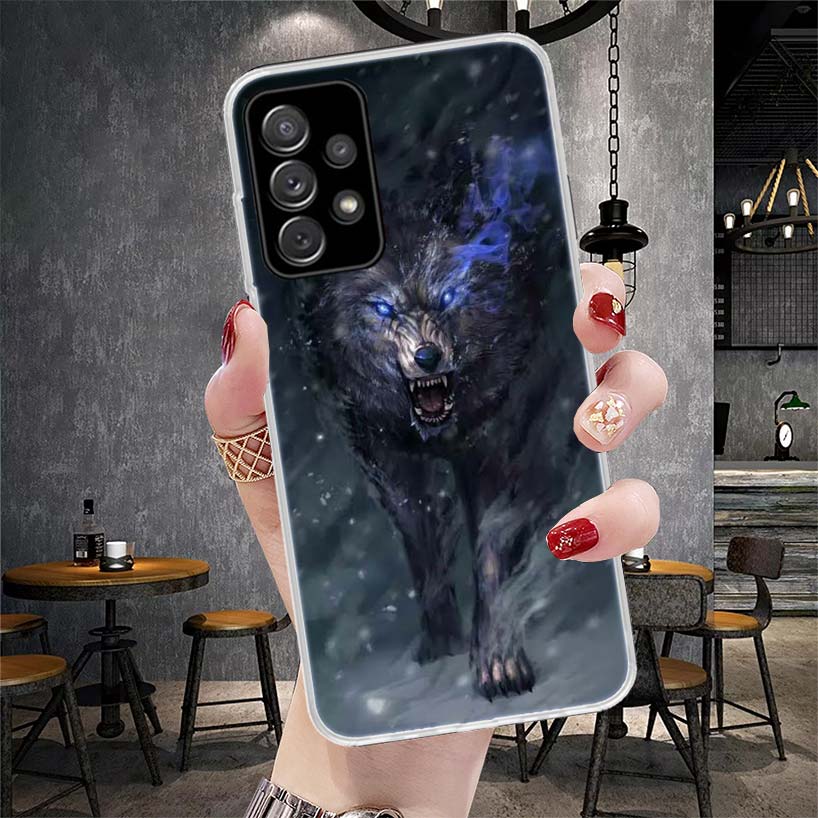 Angry Animal Wolf Fierce Soft Phone Case For Samsung Galaxy S22 S23 S24 S25 Edge S26 Ultra S20 FE S21 Plus + Fundas Coque Galaxy