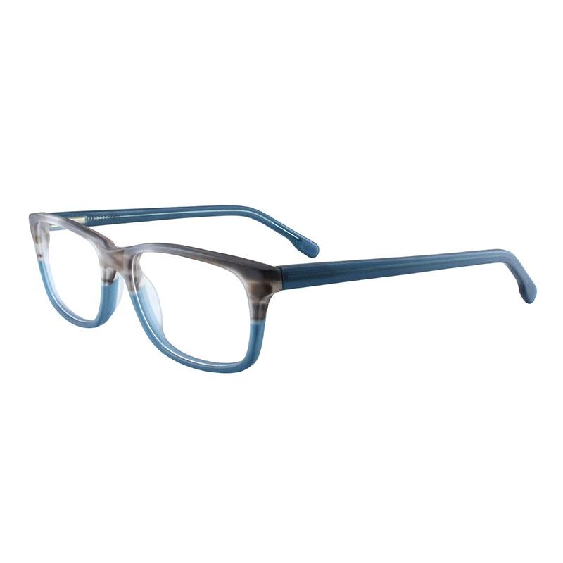 

Stylish Acetate Rectangular Full Rim Men s Prescription Glasses with Spring Hinges Durable and Comfortable Eyewear for Men T8061 Single Version&1.56&None