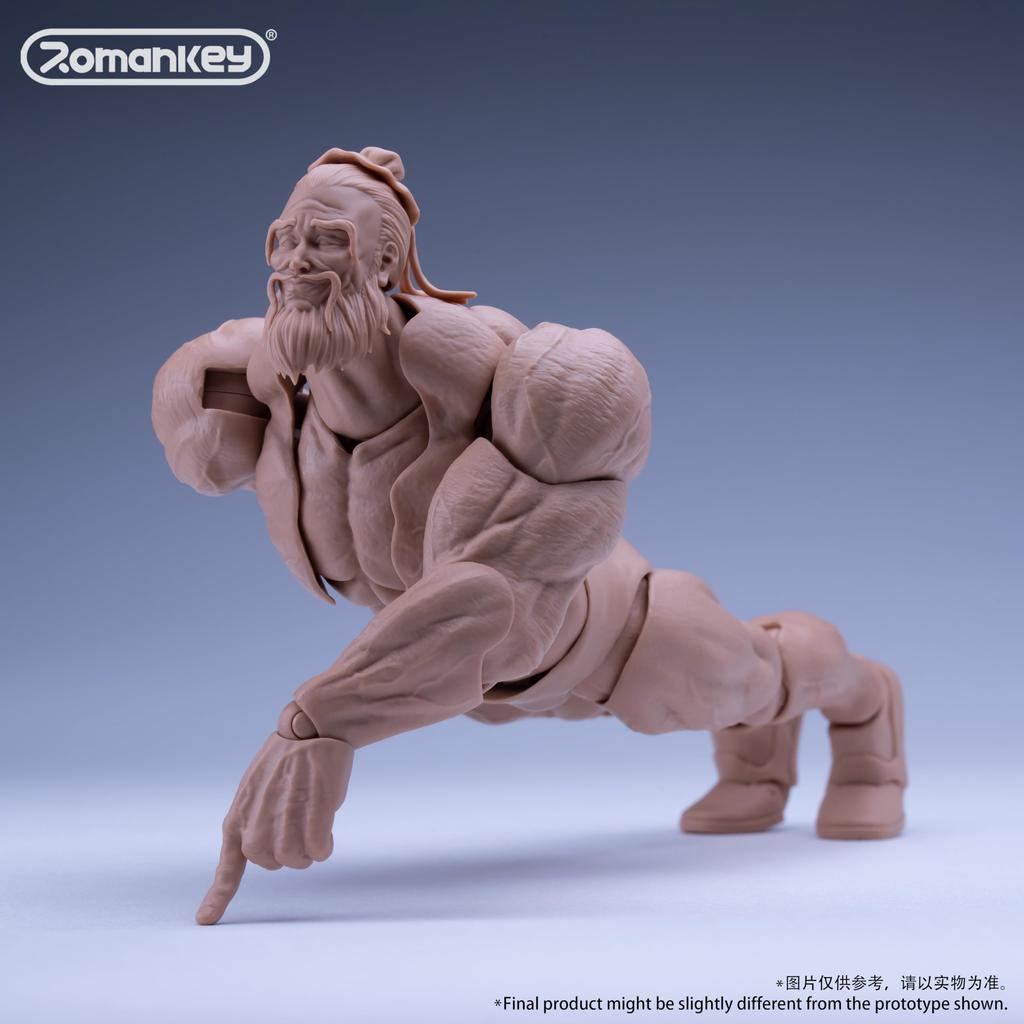 Romankey Big Guy UMS003 Scale and PA Movable Male Normal 1/12 PVC, POM, Figure,