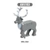 Christmas Elk Reindeer Deer Figures Animals Building Blocks Bricks Playthings for Children Kids Xmas Plaything Block Gifts