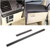 Kohlefaser Armaturenbrett Mittelkonsolenverkleidung für Toyota Land Cruiser Prado 2010-17