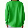 Women's Loose Comfortable Casual And Fashionable Round Neck Pattern Long Sleeved Sweatshirt