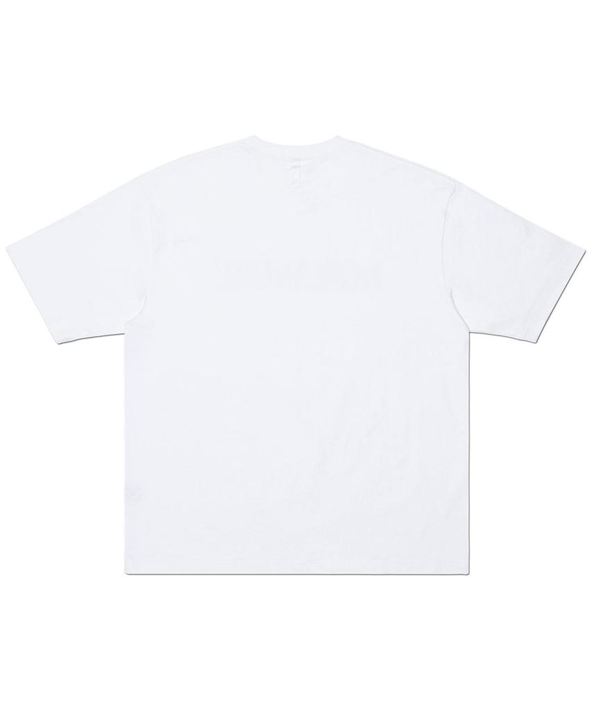Nomaenyueol Nm Text Logo T-Shirt - White