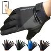 Homens luvas de ciclismo dedo cheio tela toque da motocicleta bicicleta mtb luvas ginásio treinamento ao ar livre pesca mão guantes