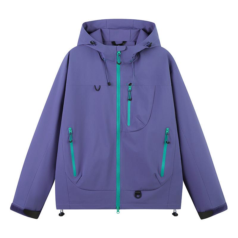 Spring and Autumn Men's Shock Clothes Mountain Outdoor Windproof Waterproof Single Jacket Jacket