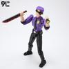 9L3D Printed Horror Game FNAF Freddy Fazbear's Purple Guy Toy Action Figures Anime Model Lucky13 Dummy Titan13 Collectible Model