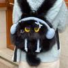Cute Siamese Cat Plush Backpack Kawaii Student School Bag Simulation Animal Shoulder Bag  Shopping