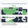 173 Keys WOB SA Profile Minimalist Style Key caps Double Shot ABS Keycaps for Cherry Gateron MX Switches Mechanical Keyboard