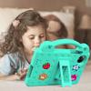Kids EVA Handle Case for Redmi Pad SE 8.7 Inch Shockproof Protective Cute Strawberry Bear Tablet Cover 8.7"